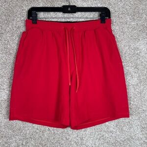 Lululemon Men’s Red Athletic Shorts NWOT Size Small 7” Inseam